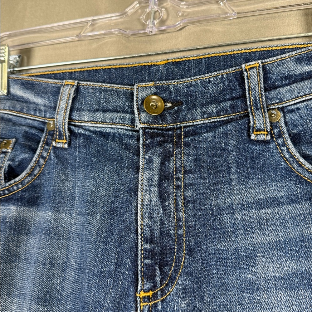 Rag & Bone Women’s Amelie Jeans Distressed Hem 31 Blue Denim - Picture 5 of 9